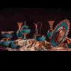 ست مس و فیروزه اثر لیلا ربیعی