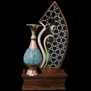 تندیس فیروزه و چوب فروشگاه رضا اکبری